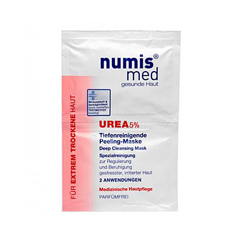 Маска увлажняющая Numis Med для лица с 5% мочевиной 2х8мл.